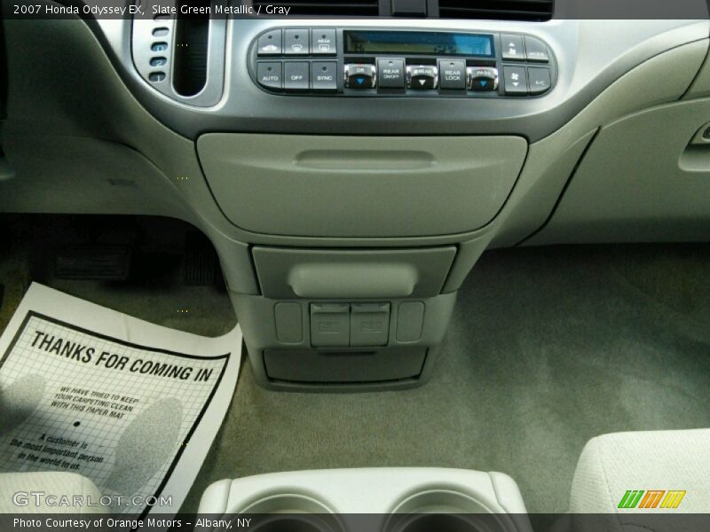 Slate Green Metallic / Gray 2007 Honda Odyssey EX