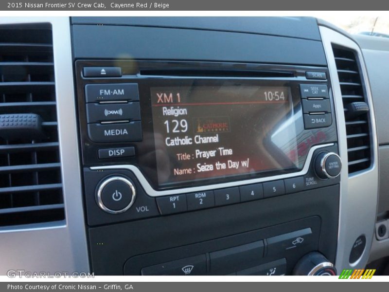 Cayenne Red / Beige 2015 Nissan Frontier SV Crew Cab