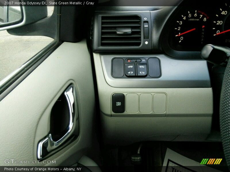 Slate Green Metallic / Gray 2007 Honda Odyssey EX
