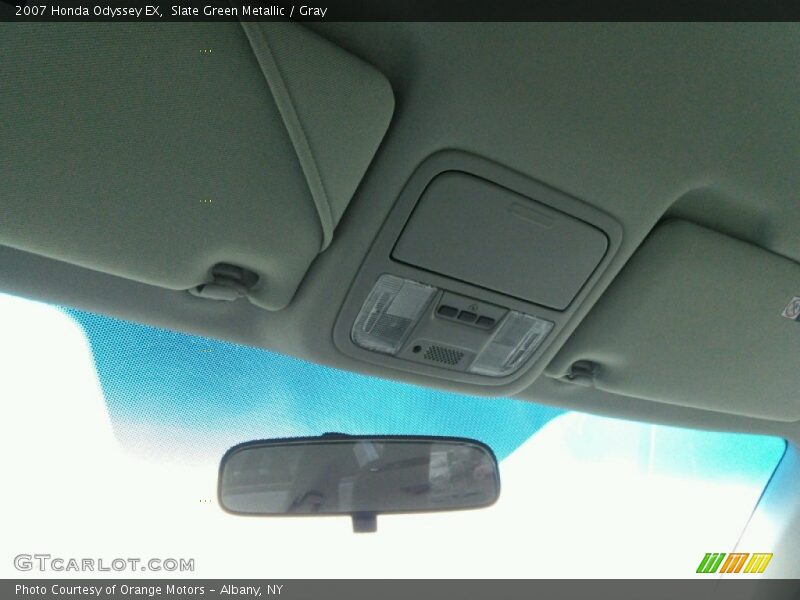 Slate Green Metallic / Gray 2007 Honda Odyssey EX