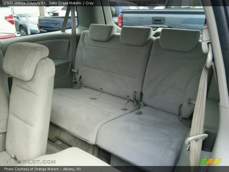 Slate Green Metallic / Gray 2007 Honda Odyssey EX