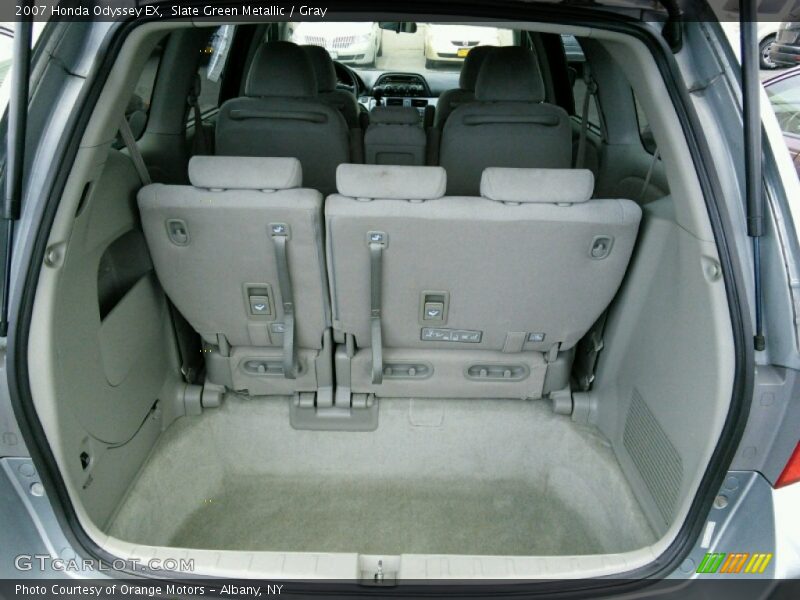 Slate Green Metallic / Gray 2007 Honda Odyssey EX
