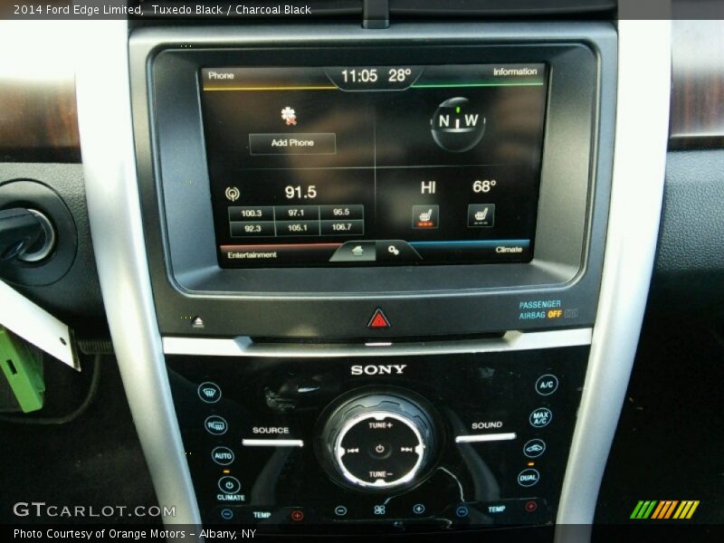 Tuxedo Black / Charcoal Black 2014 Ford Edge Limited