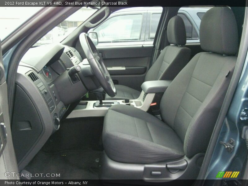 Steel Blue Metallic / Charcoal Black 2012 Ford Escape XLT V6 4WD