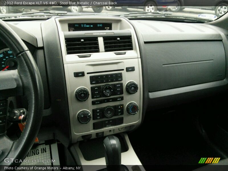 Steel Blue Metallic / Charcoal Black 2012 Ford Escape XLT V6 4WD