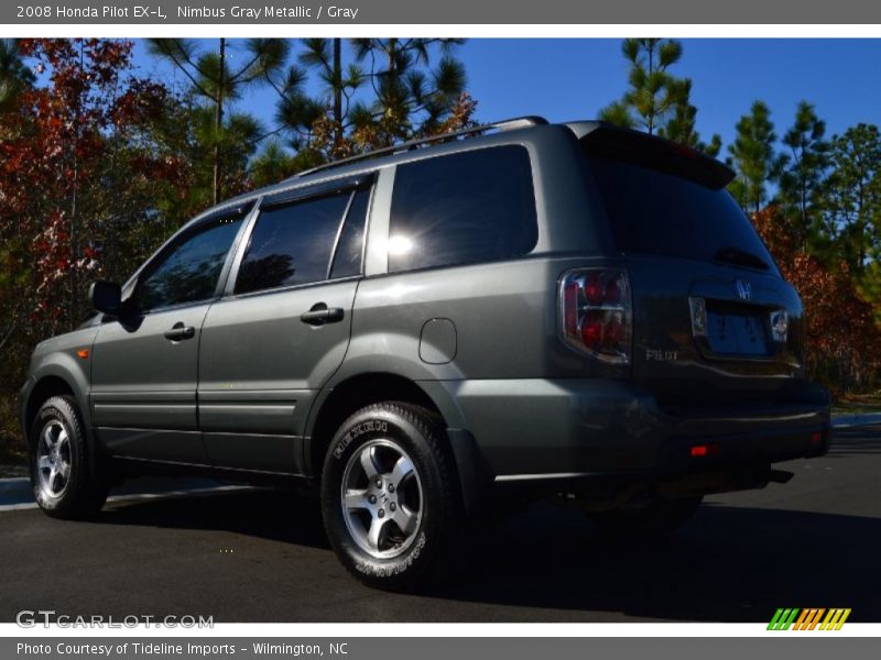 Nimbus Gray Metallic / Gray 2008 Honda Pilot EX-L