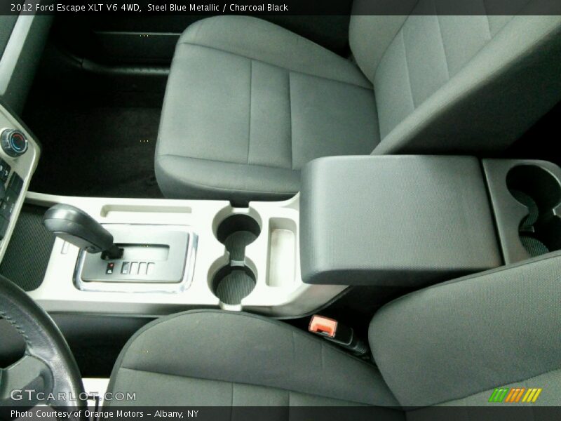 Steel Blue Metallic / Charcoal Black 2012 Ford Escape XLT V6 4WD