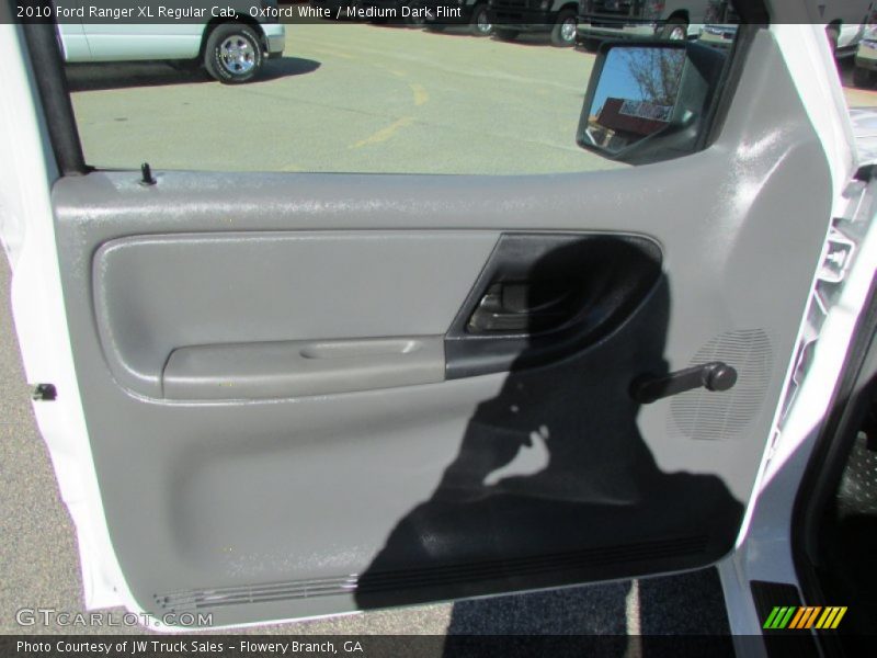 Oxford White / Medium Dark Flint 2010 Ford Ranger XL Regular Cab