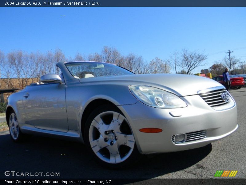 Millennium Silver Metallic / Ecru 2004 Lexus SC 430