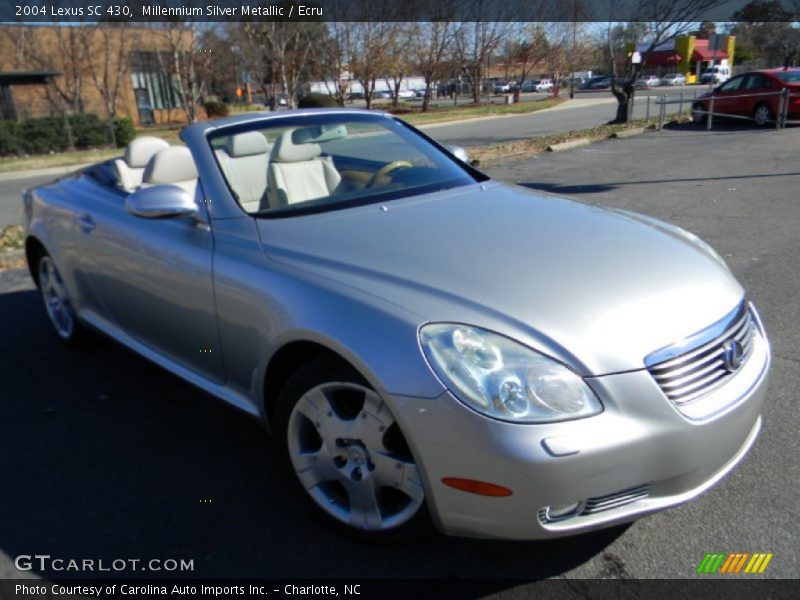 Millennium Silver Metallic / Ecru 2004 Lexus SC 430