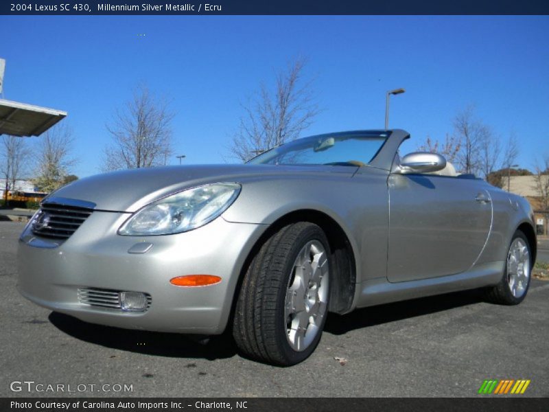 Millennium Silver Metallic / Ecru 2004 Lexus SC 430