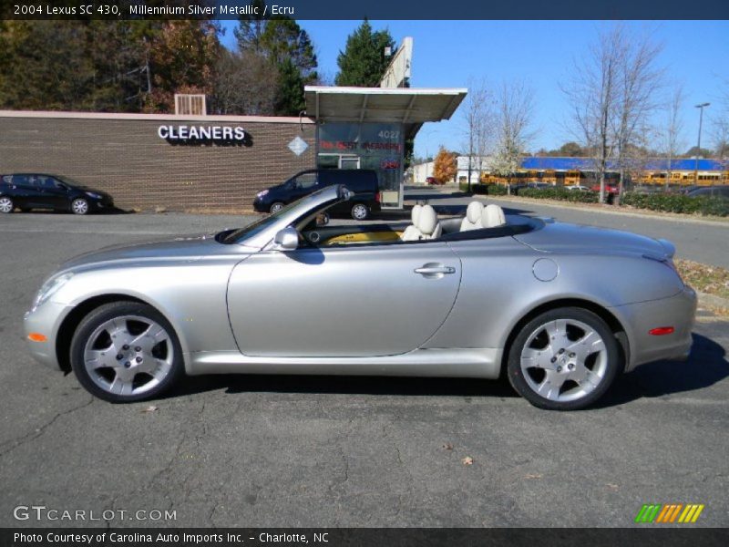 Millennium Silver Metallic / Ecru 2004 Lexus SC 430