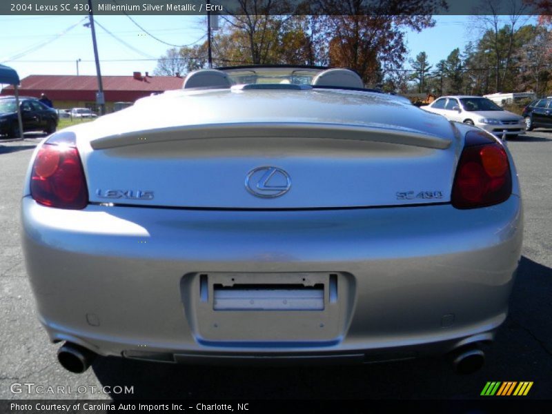 Millennium Silver Metallic / Ecru 2004 Lexus SC 430