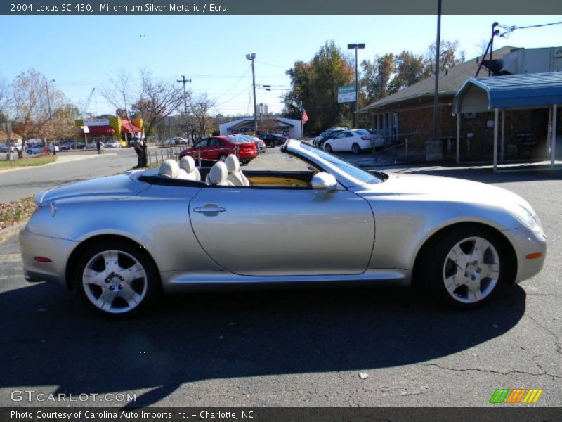 Millennium Silver Metallic / Ecru 2004 Lexus SC 430