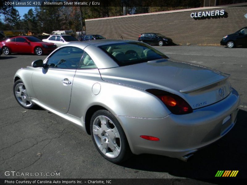Millennium Silver Metallic / Ecru 2004 Lexus SC 430