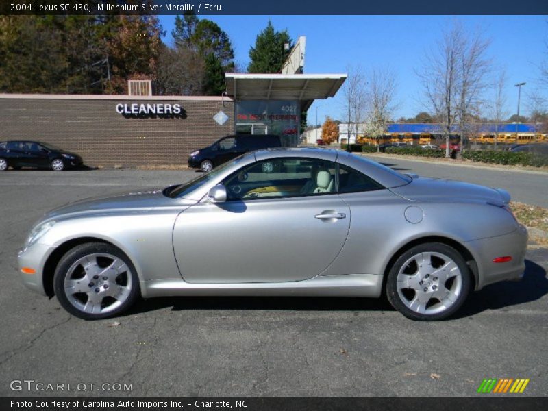 Millennium Silver Metallic / Ecru 2004 Lexus SC 430