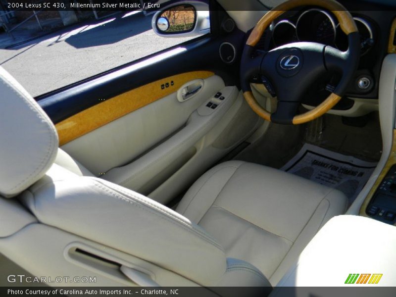 Millennium Silver Metallic / Ecru 2004 Lexus SC 430