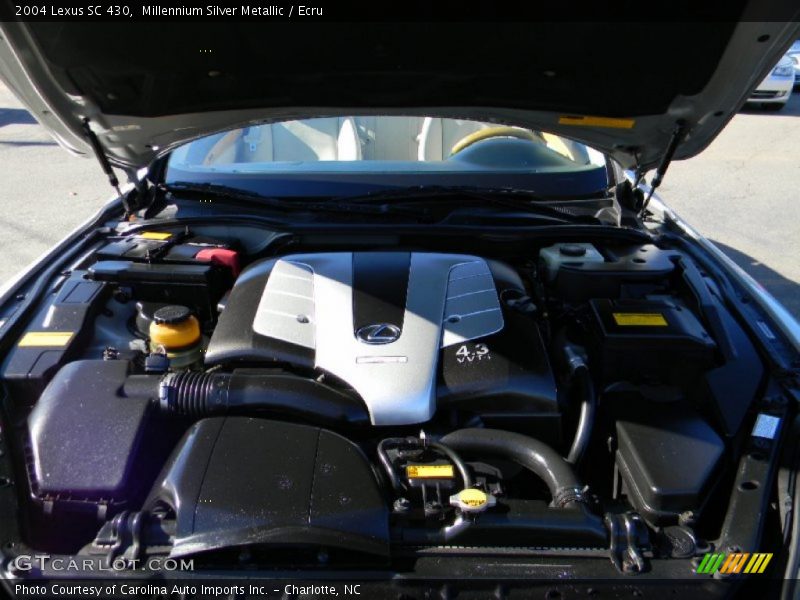 Millennium Silver Metallic / Ecru 2004 Lexus SC 430