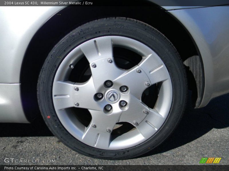 Millennium Silver Metallic / Ecru 2004 Lexus SC 430