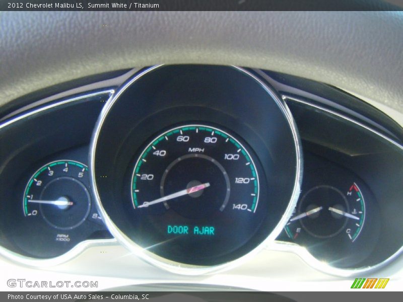 Summit White / Titanium 2012 Chevrolet Malibu LS