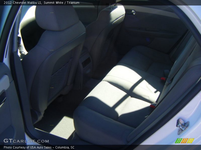 Summit White / Titanium 2012 Chevrolet Malibu LS