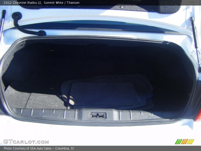 Summit White / Titanium 2012 Chevrolet Malibu LS