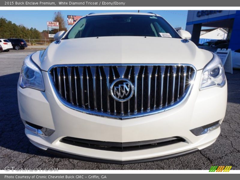 White Diamond Tricoat / Ebony/Ebony 2015 Buick Enclave Premium