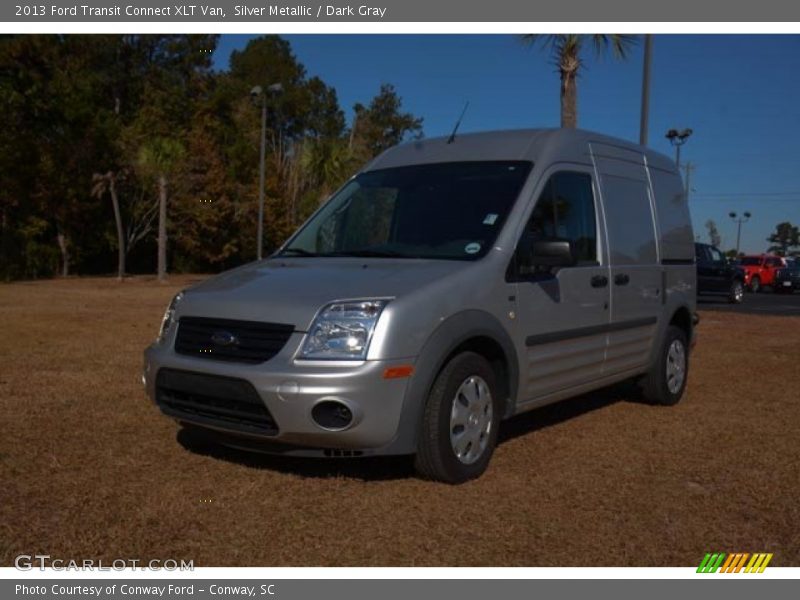 Silver Metallic / Dark Gray 2013 Ford Transit Connect XLT Van