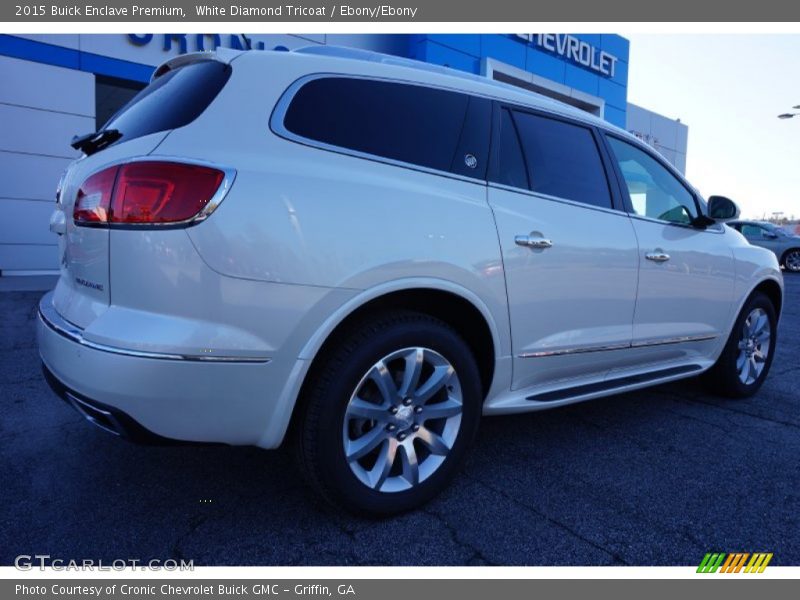 White Diamond Tricoat / Ebony/Ebony 2015 Buick Enclave Premium
