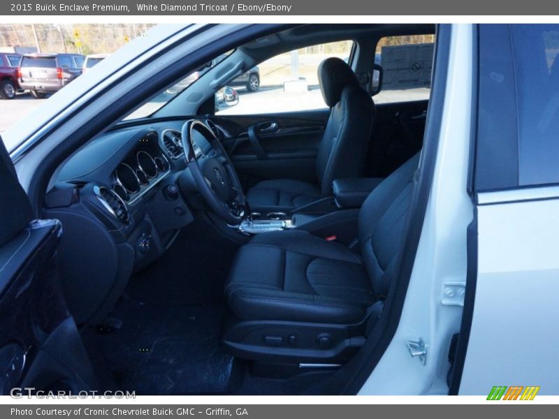 White Diamond Tricoat / Ebony/Ebony 2015 Buick Enclave Premium