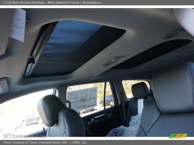White Diamond Tricoat / Ebony/Ebony 2015 Buick Enclave Premium