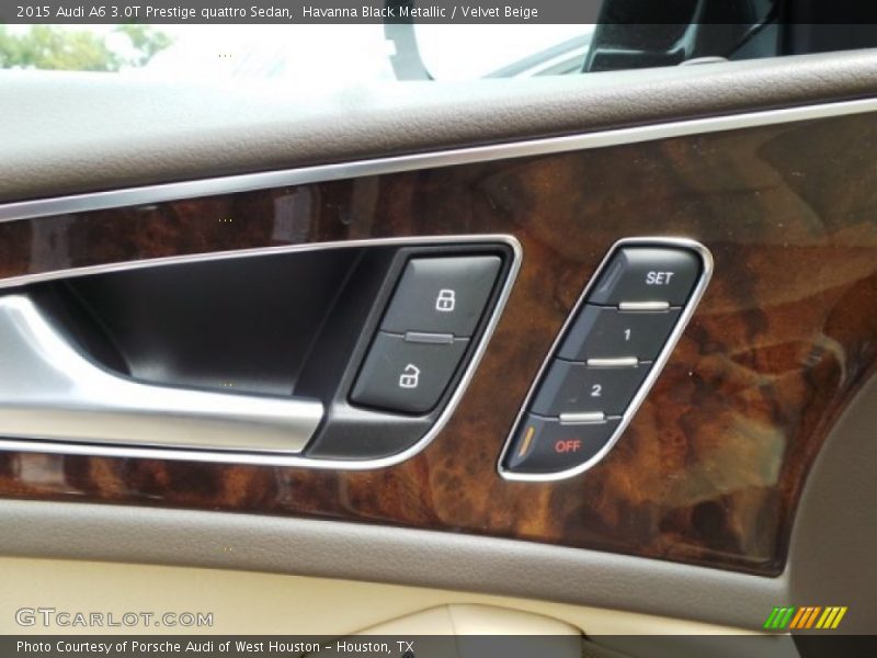 Havanna Black Metallic / Velvet Beige 2015 Audi A6 3.0T Prestige quattro Sedan