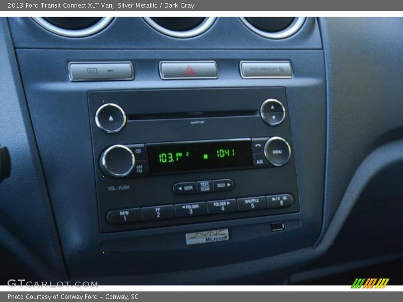 Silver Metallic / Dark Gray 2013 Ford Transit Connect XLT Van