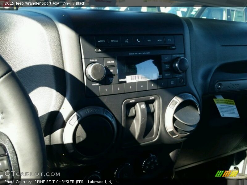 Anvil / Black 2015 Jeep Wrangler Sport 4x4