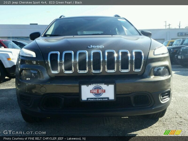 ECO Green Pearl / Black 2015 Jeep Cherokee Sport 4x4