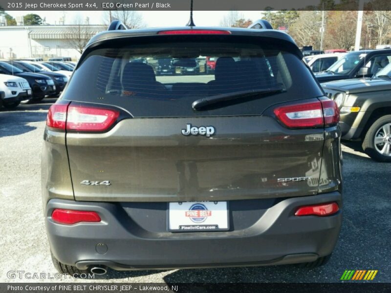 ECO Green Pearl / Black 2015 Jeep Cherokee Sport 4x4