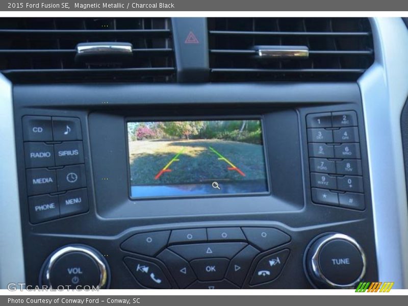 Magnetic Metallic / Charcoal Black 2015 Ford Fusion SE
