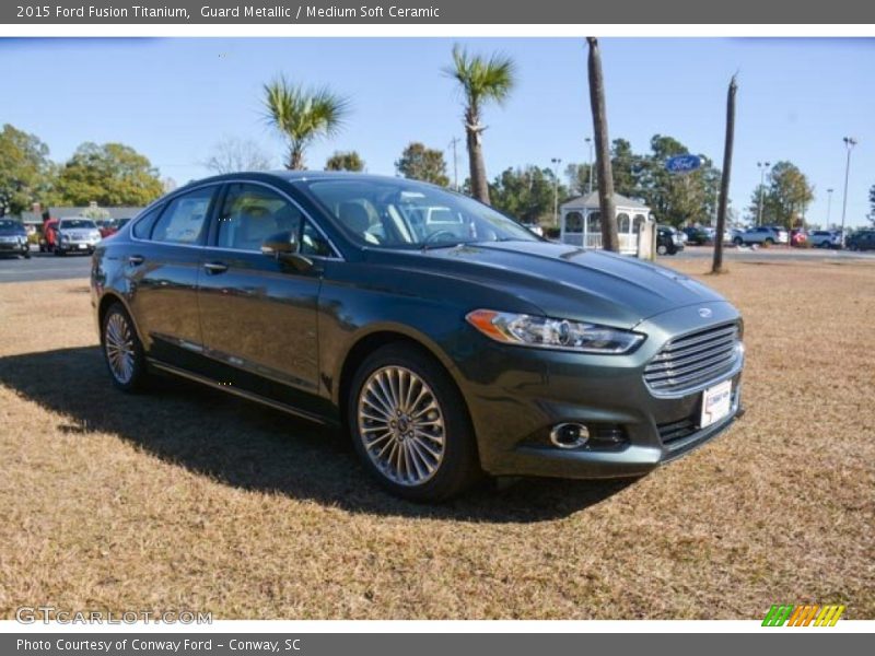 Guard Metallic / Medium Soft Ceramic 2015 Ford Fusion Titanium