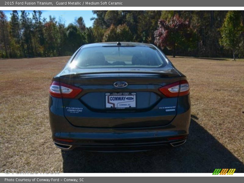 Guard Metallic / Medium Soft Ceramic 2015 Ford Fusion Titanium