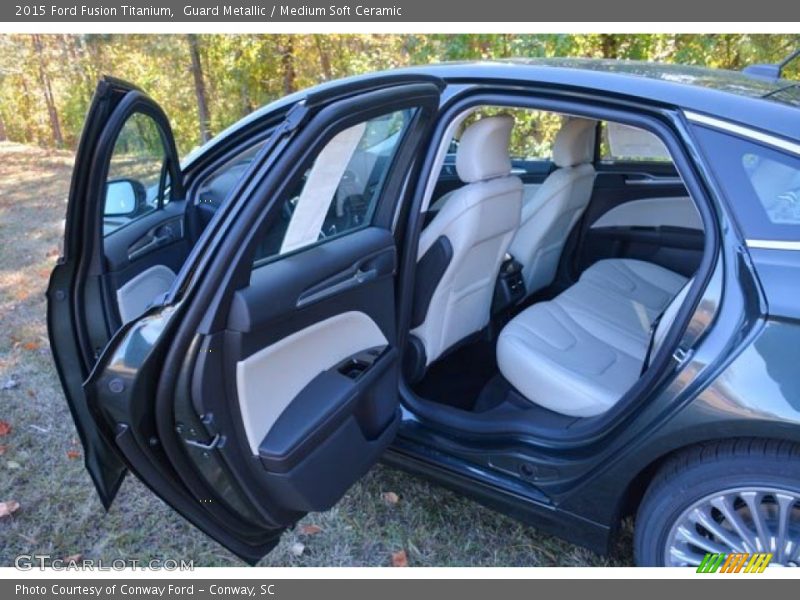 Guard Metallic / Medium Soft Ceramic 2015 Ford Fusion Titanium