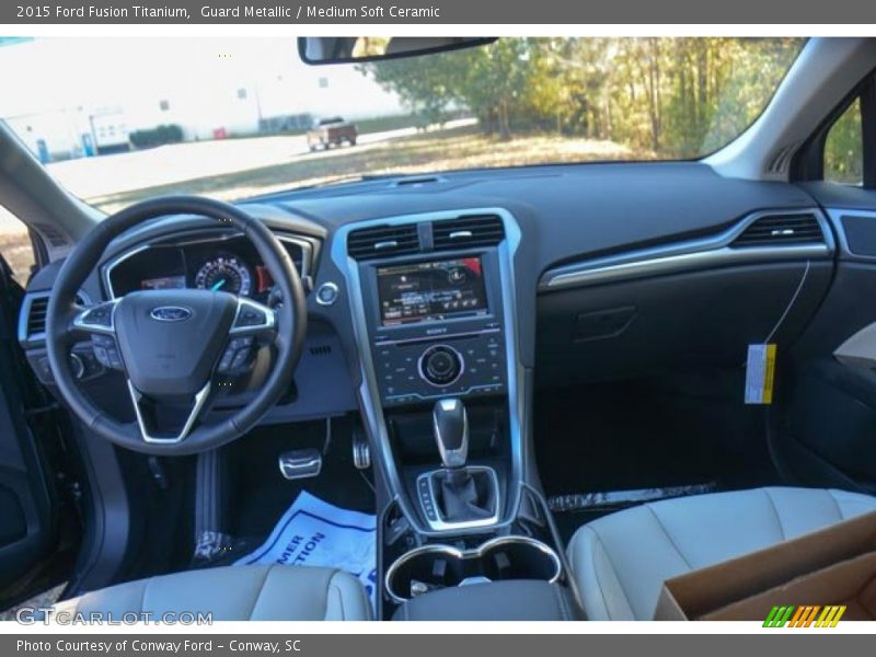 Guard Metallic / Medium Soft Ceramic 2015 Ford Fusion Titanium
