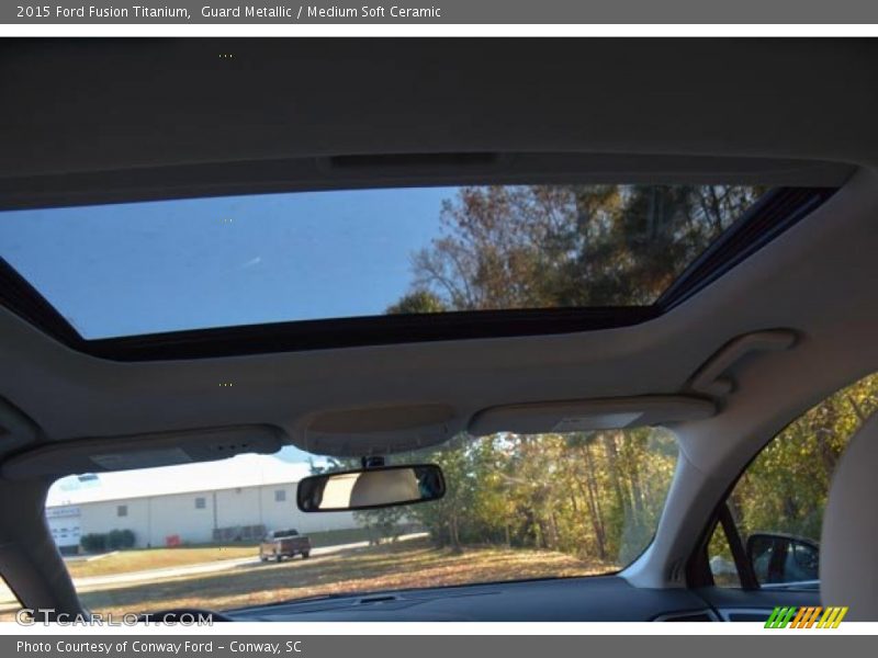 Guard Metallic / Medium Soft Ceramic 2015 Ford Fusion Titanium