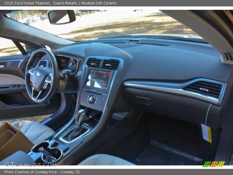 Guard Metallic / Medium Soft Ceramic 2015 Ford Fusion Titanium