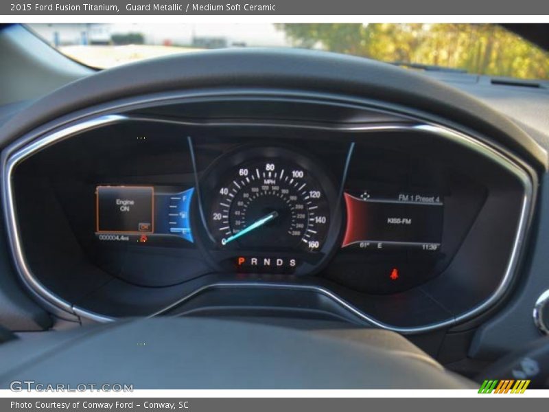 Guard Metallic / Medium Soft Ceramic 2015 Ford Fusion Titanium