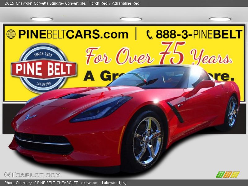 Torch Red / Adrenaline Red 2015 Chevrolet Corvette Stingray Convertible