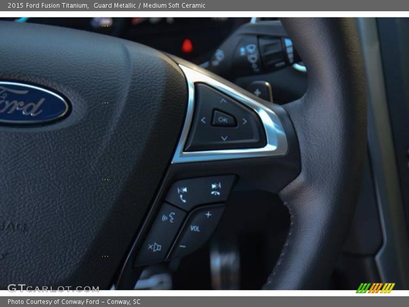 Guard Metallic / Medium Soft Ceramic 2015 Ford Fusion Titanium