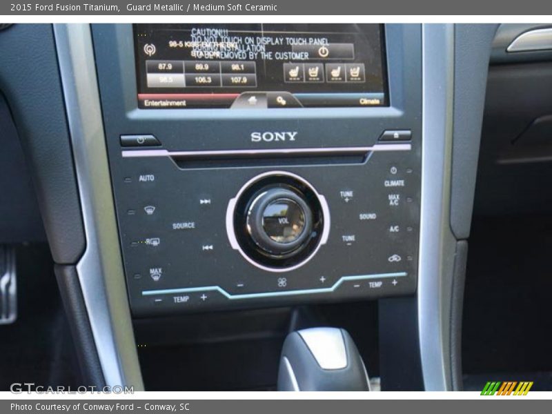 Guard Metallic / Medium Soft Ceramic 2015 Ford Fusion Titanium