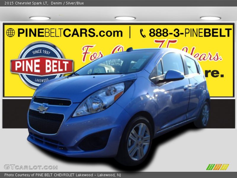 Denim / Silver/Blue 2015 Chevrolet Spark LT