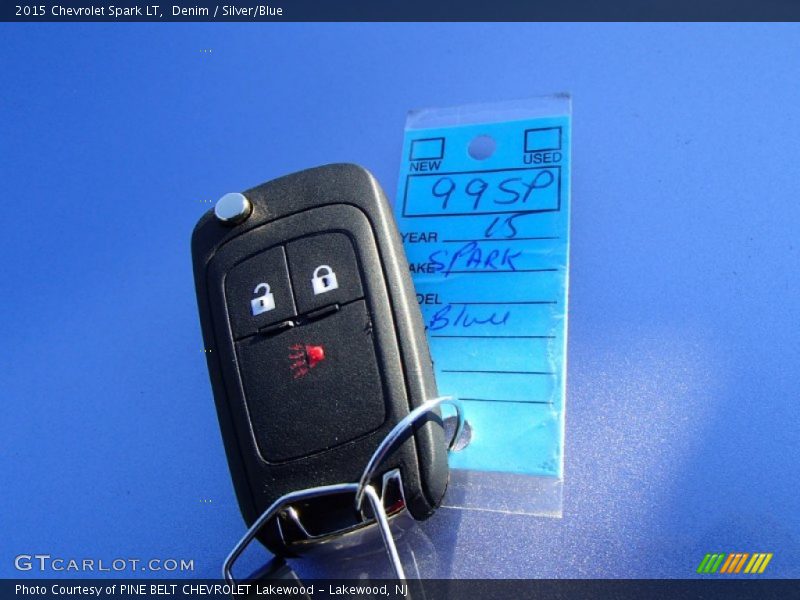 Denim / Silver/Blue 2015 Chevrolet Spark LT