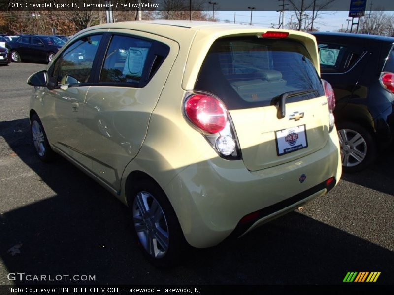Lemonade / Yellow/Yellow 2015 Chevrolet Spark LS